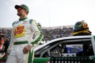 Dale Earnhardt Jr., driver of the #3 Sun Drop Chevrolet, stands on the grid prior to the CARS Late Model Stock Car Tour Window World 125 at North Wilkesboro Speedway - Source: Getty